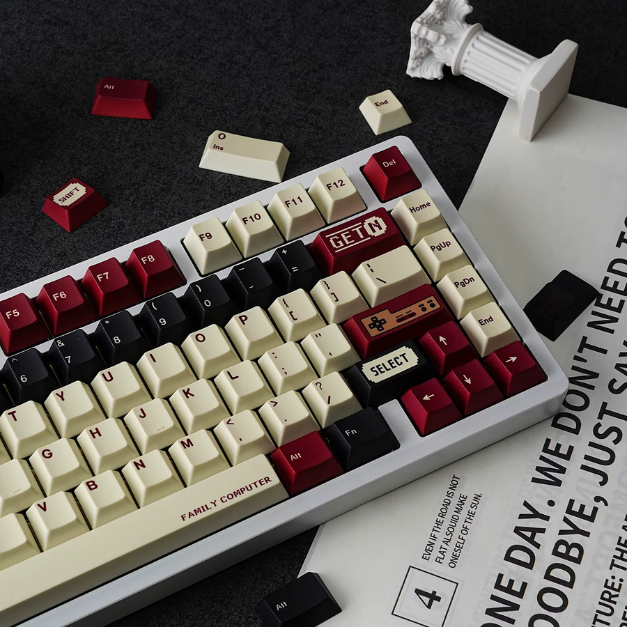 Cherry Retro NES Tastenkappen für mechanische Tastaturen, Dye-Sub, Mehrfarbig - Bild 2