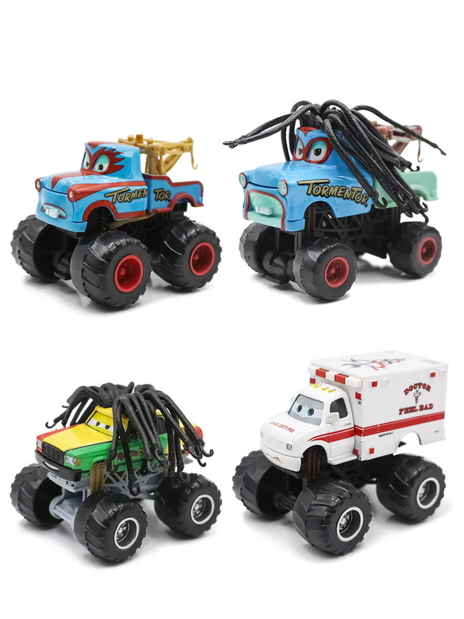 TAKARA TOMY Disney Cars Monster Truck Wrestler Mater, Metall-Druckguss-Legierungsauto-Spielzeug - Bild 5
