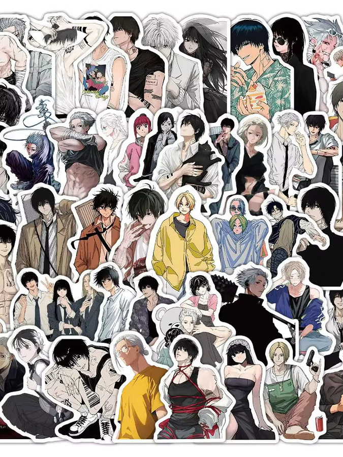 Bandai Sakamoto Days Anime-Charakter-Aufkleber, Bunt / Mehrfarbig, Set / Bundle - Bild 4