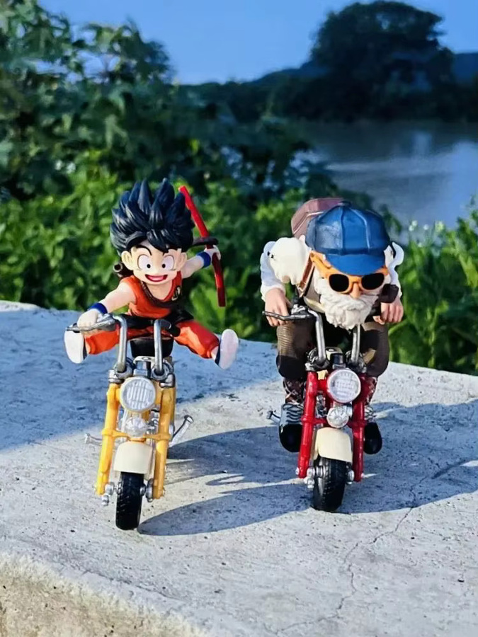 Bandai Dragonball Motorrad-Serie Anime-Charaktere Figur, Einzelfigur - Bild 5