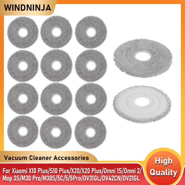 Xiaomi Silikon-Wischtuch für Roboterstaubsauger X10 Plus, S10 Plus, X20, X20 Plus, Omni 1S, Omni 2, M30 Pro, M30S, 5C, 5, 5Pro, OV31GL, OV42CN, OV21GL - Bild 1