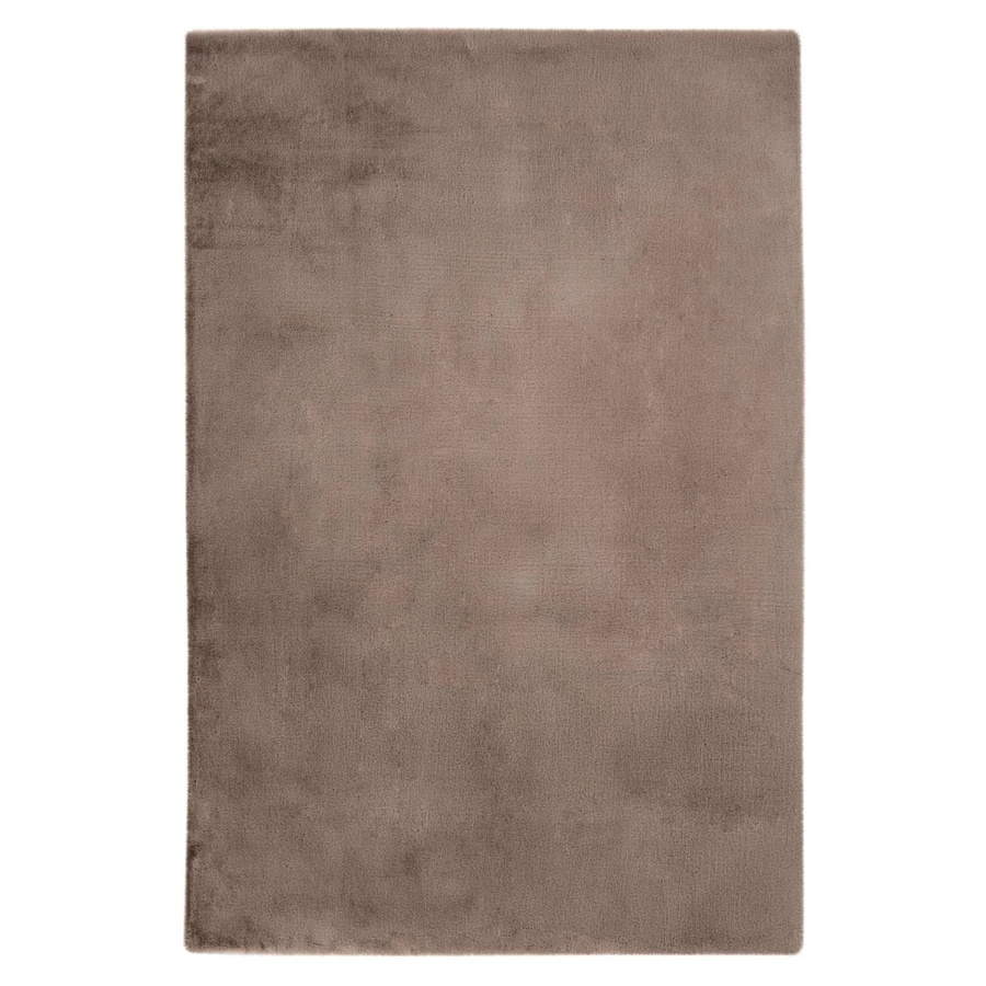 MeGusta Kurzflor Teppich Clara Modern Uni Taupe B/B: 80 x 80 cm - Bild 2