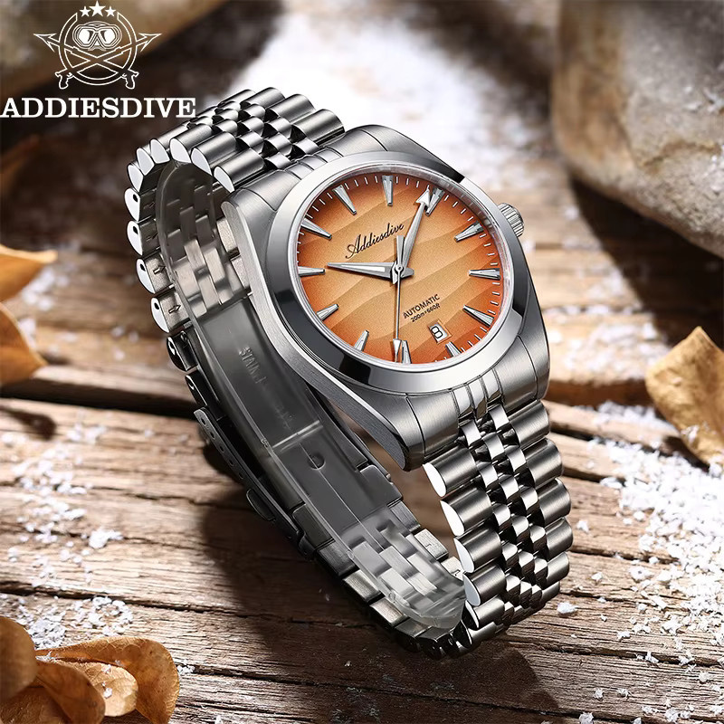 ADDIESDIVE Armbanduhr Automatik, Edelstahl, 39 mm, Herren - Bild 3