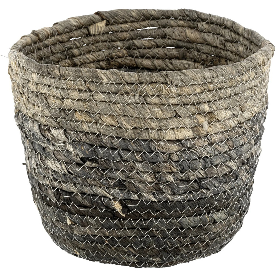 Wenko Aufbewahrungskorb Coppitella Blau aus 100% Naturfaser B: 22,0 cm, T: 16,0 cm - Bild 1