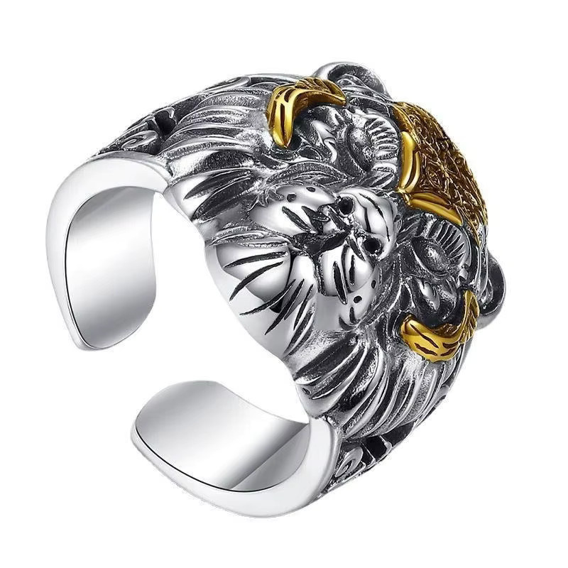 YDSMOSO Ring 925 Silber, Tiger, Damen - Bild 3