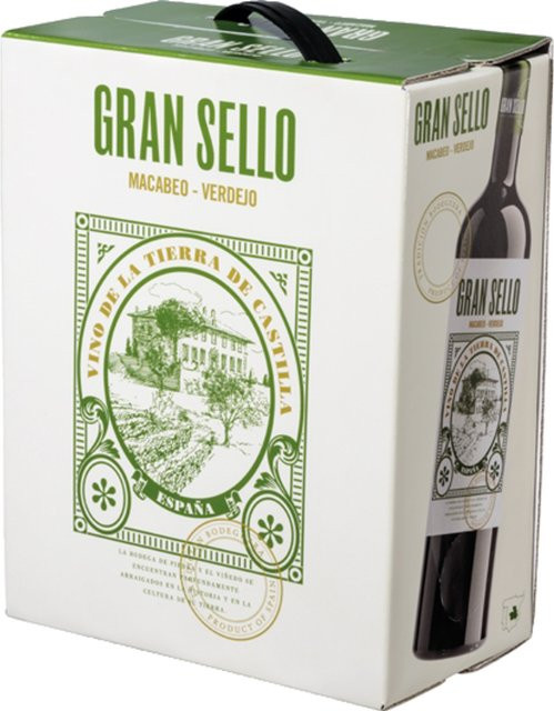 Gran Sello Macabeo Verdejo, Vino de la Tierra de Castilla, trocken, 2025, Weißwein, 3,0 l - Bild 1