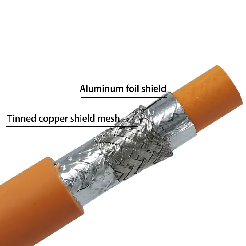 EVRP New Energy Hochspannungskabel, abgeschirmtes einadriges Stromkabel, 1500 V, 95 mm2, hitzebeständig bis 125 °C, orange - Bild 2