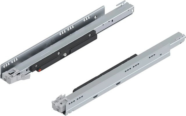 Blum Korpusschiene Legrabox Tip On Schubladenführung aus Stahl, Farbe: Silber, Länge: 500 mm, Tragkraft: 70 kg - Bild 1
