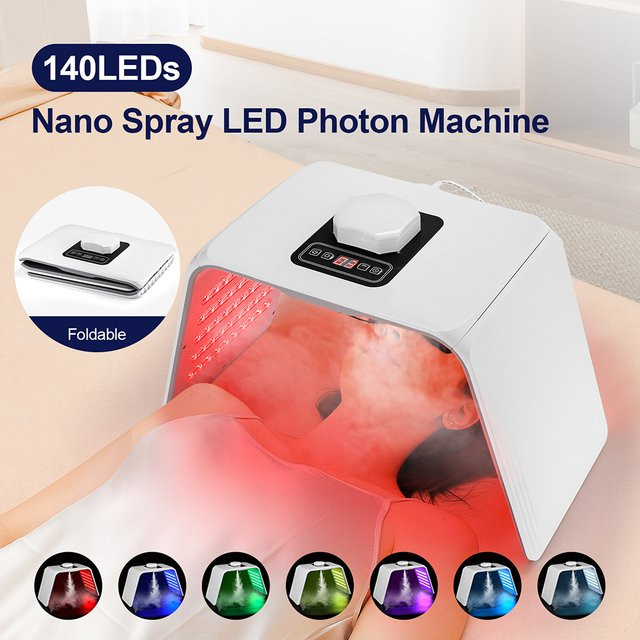 foreverlily 7-Farben-LED-Photonenmaschine mit Nano-Spray, Weiß, Unisex - Bild 1