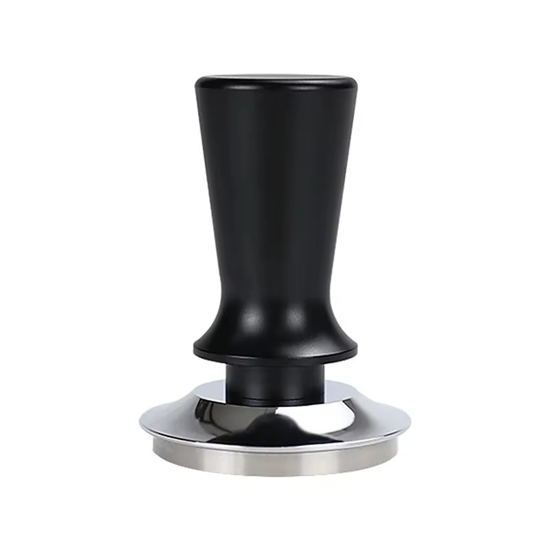 ALIKISSCAFE Espresso-Stampfer aus Edelstahl mit Feder für konstanten Druck, Schwarz, rund, Durchmesser: 51 mm, 53 mm, 58 mm - Bild 6