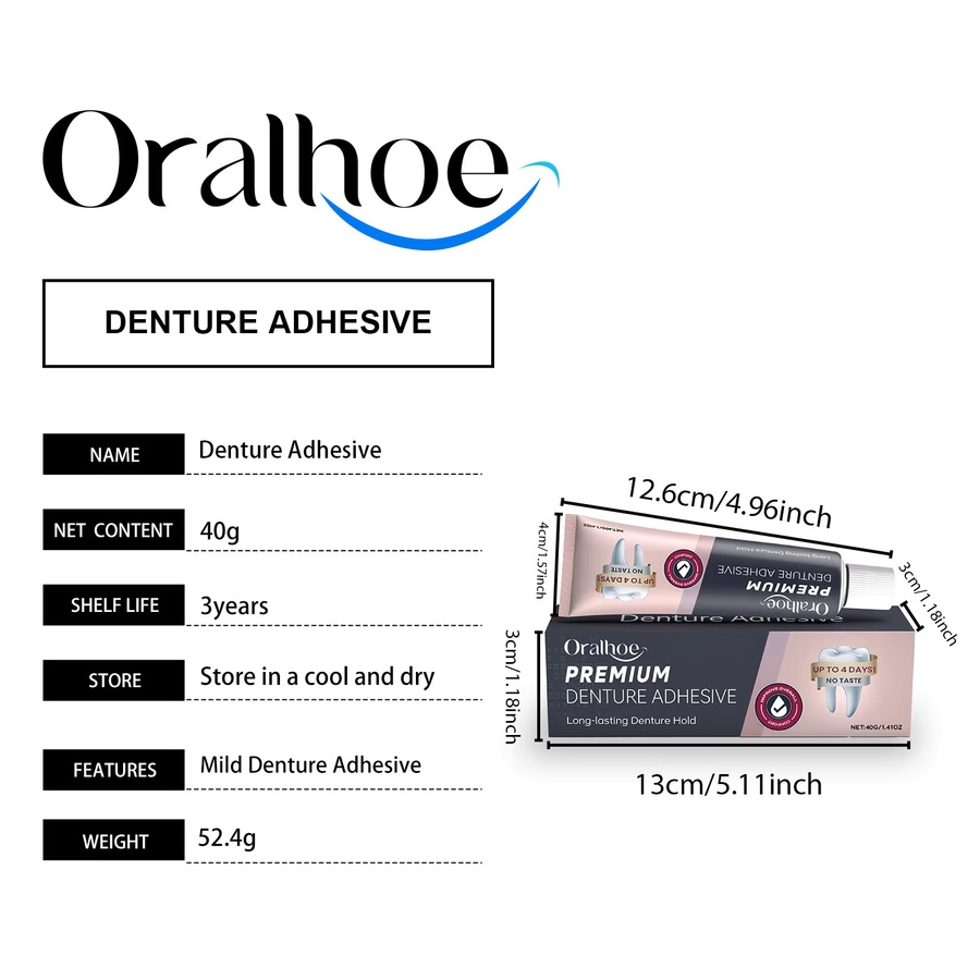 ORALHOE Prothesenkleber, 40 g - Bild 6