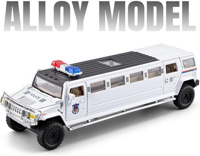 Linyi toy car Hummer H2, Auto Modell, 1:32, Metall, mit Licht und Ton, ab 18 Jahren - Bild 1