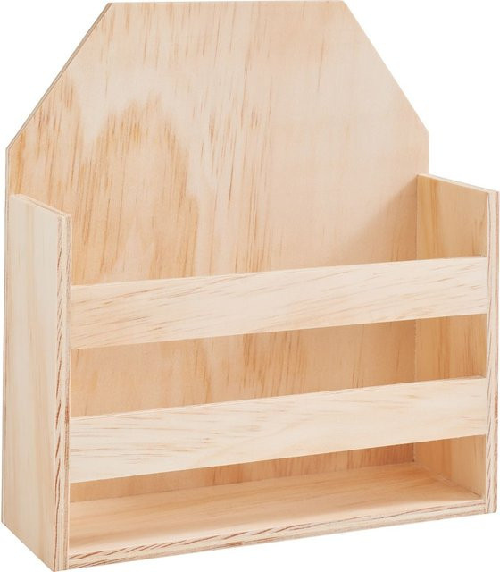 VBS Regalboard in Beige aus Holz für die Wandmontage - Bild 1