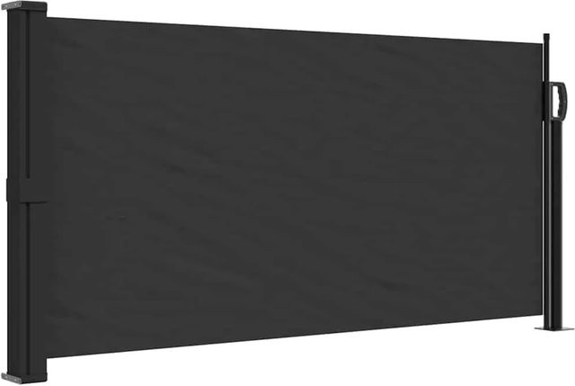 Furnicato Seitenmarke ausziehbar Schwarz B: 300 cm, H: 100 cm - Bild 1
