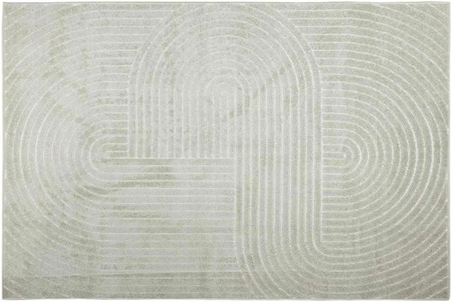 vidaXL Bereichsteppich PALMERAS in Grün aus Polyester, B/T: 340 x 240 cm - Bild 1