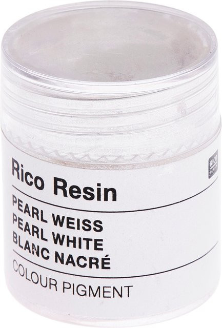 Rico Design Farbpigmente für Resin mit Perl-Effekt in Perl Weiß - Bild 1