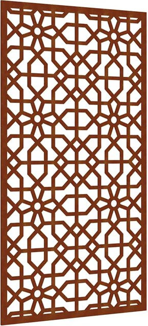 Gartenmauer-Dekoration VD Home Furnishing aus Cortenstahl in Braun mit Maurischem Design, B: 105 cm, H: 55 cm - Bild 1