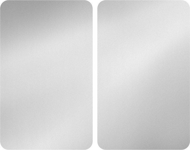 WENKO Herdabdeckplatte Universal 2er Set in Silber - Bild 1