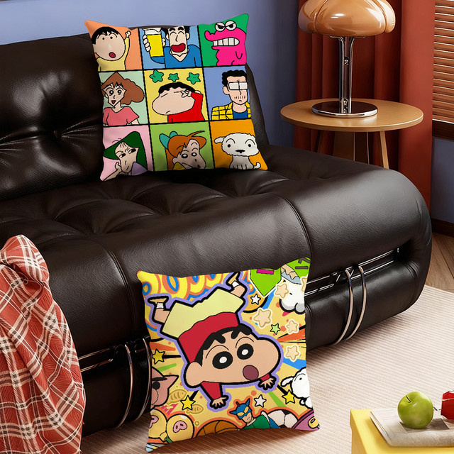 Crayon Shin-chan Kissenbezug quadratisch, Mehrfarbig, B/T: 30 x 30 cm - Bild 1