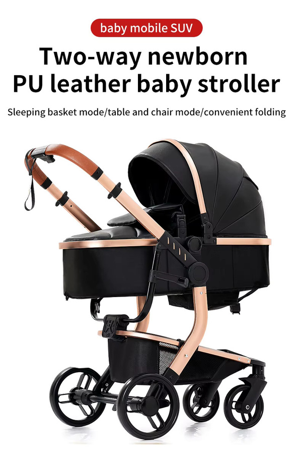 Magic ZC 3-in-1 Baby-Reisesystem mit Autositz und faltbarem Kinderwagen in Schwarz - Bild 2