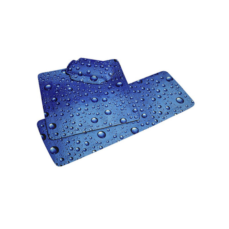 Kleine Wolke Duscheinlage Bubble in Blau, B/B: 55 x 55 cm - Bild 5