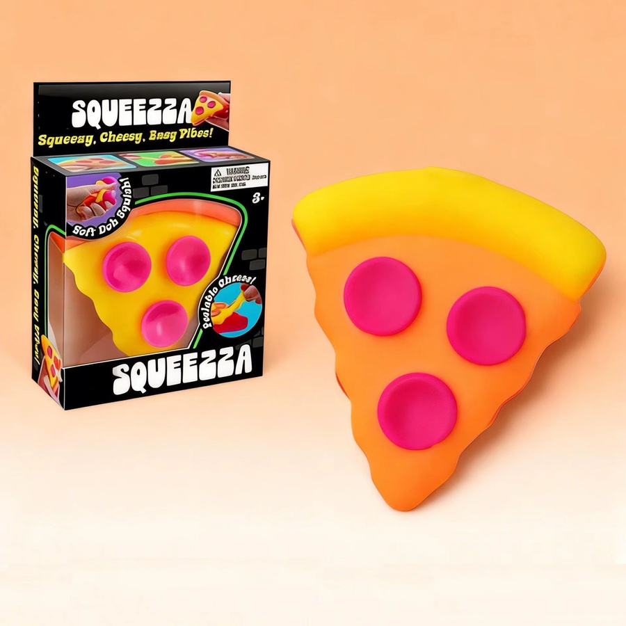 Needoh Pizza, Quetsch- und Dekompressionsspielzeug, mit Box - Bild 2