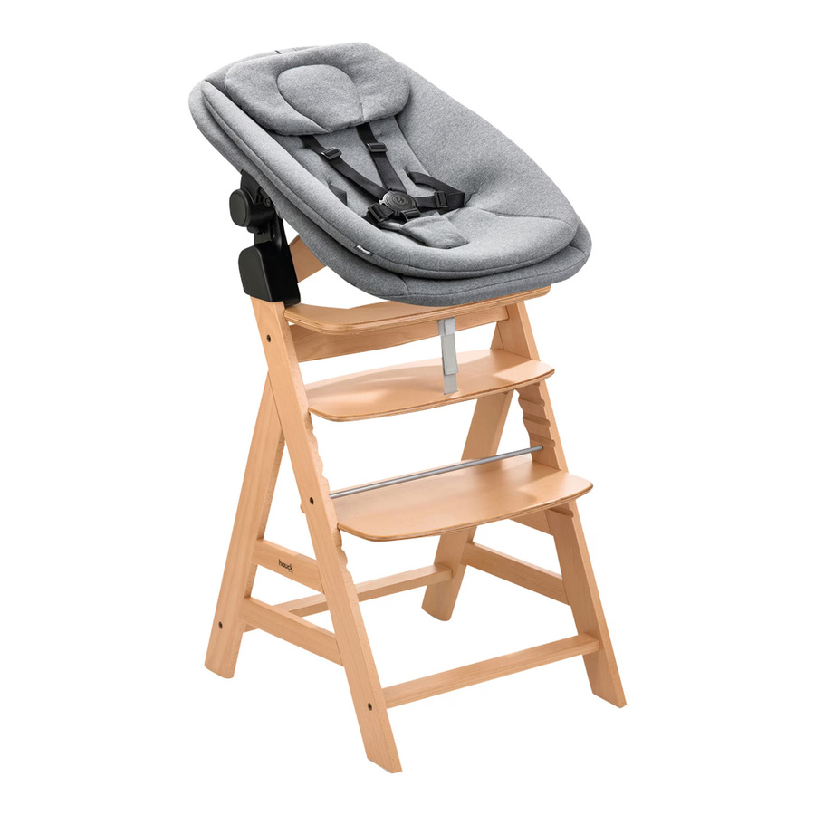 Hauck Babywippe Highchair Bouncer 3in1 in Grau, faltbar - Bild 1