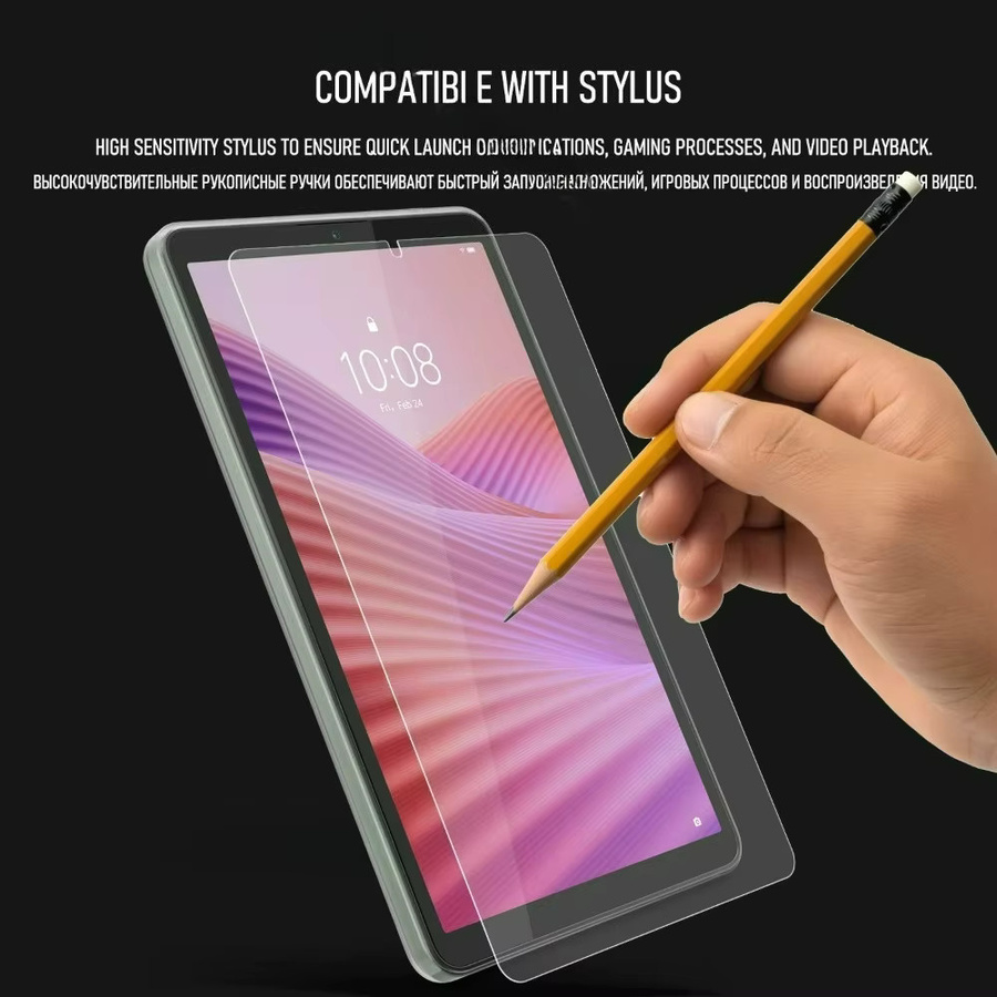 9H gehärtete Displayschutzfolie aus Glas für Lenovo Tab One 8.7 und Lenovo Tab K9 2025 in Transparent - Bild 4
