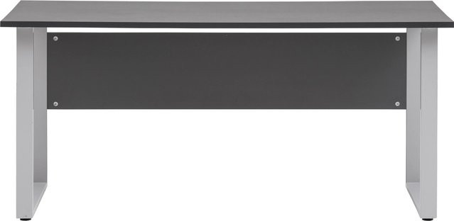 Schildmeyer Schreibtisch Serie 1500 für Büro und Homeoffice, Anthrazit-Grau, B: 160 cm, T: 73,2 cm, H: 65 cm - Bild 1