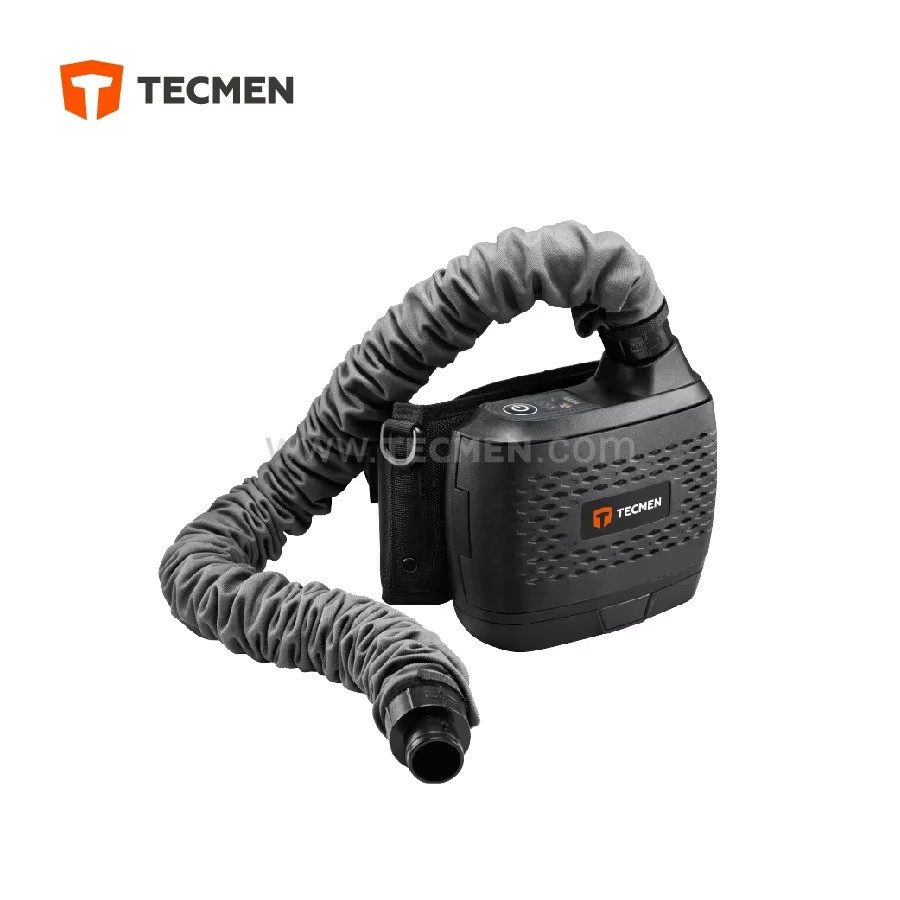 TECMEN FREFLOW V3 Luftgesteuerter Papr-Atemschutz-Helm mit Luftreinigung in Schwarz, Größe S - Bild 2