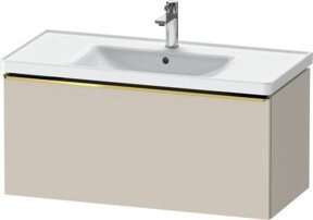 Duravit Waschtischunterschrank D-Neo, beige, wandhängend, B: 98,4 cm, T: 45,2 cm, H: 44,0 cm - Bild 1