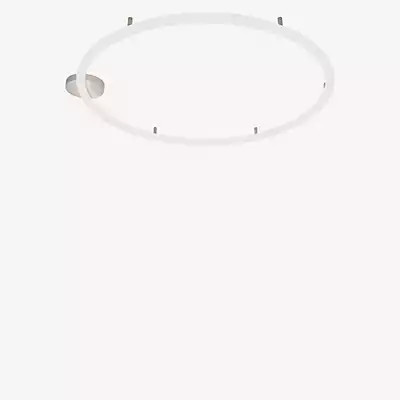 Artemide Alphabet of Light LED Decken- und Wandleuchte rund in Weiß, Durchmesser: 90 cm - Bild 1