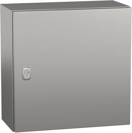 Schneider Electric SPACIAL S3X Edelstahl 304L Schaltschrank mit Scotch Brite Oberfläche in Silber, H: 40 cm, B: 40 cm, T: 20 cm - Bild 1