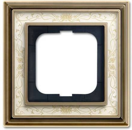 Busch-Jaeger 1fach Rahmen in Messing Gold 2CKA001754A4663 - Bild 1