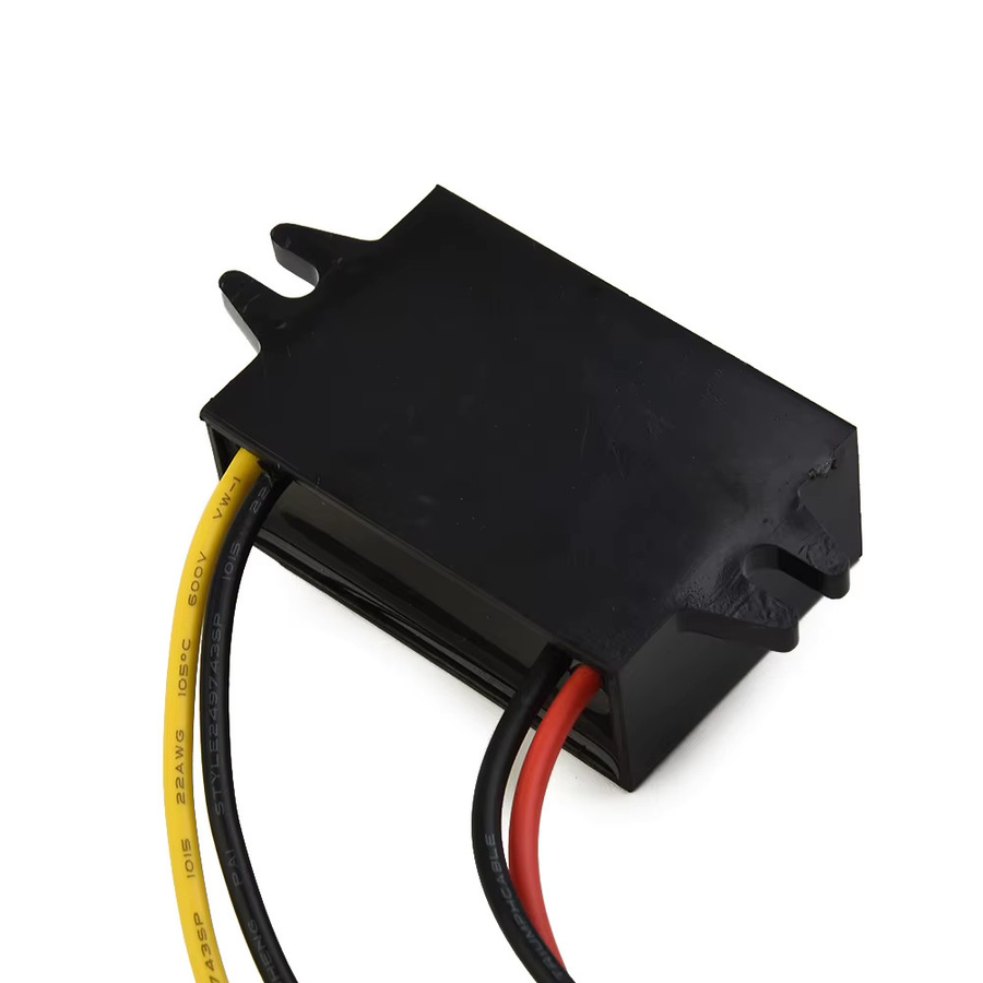 DC-DC Step Down Modul Konverter Schaltregler 15V-72V zu 12V 2A 24-36W Schwarz B/H/T: 6,3 x 3,2 x 1,8 cm - Bild 5