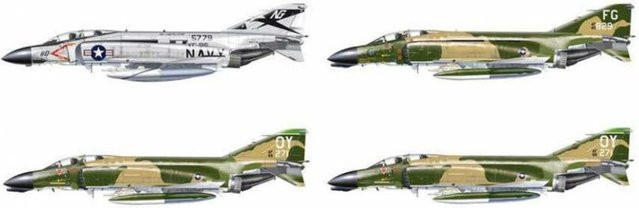 Italeri F-4 C/D/J Phantom Aces, Fahrzeuge, 1:72 - Bild 1