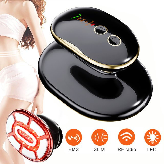 Windaily EMS & RF Radiofrequenz Massagegerät, Schwarz, Unisex - Bild 1
