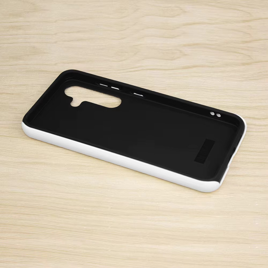 FONLYU 5er Set 3D Sublimations-Wärmeübertragungs Folie für Samsung S22 S23 Plus S24 S25 Ultra Glänzende 2-in-1 Handyhüllen in Weiß - Bild 3