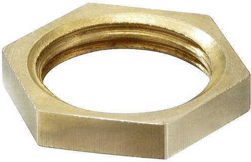 Wiska Schlagfeste Gegenmutter M80 aus Metall in Natur/Gold - Bild 1