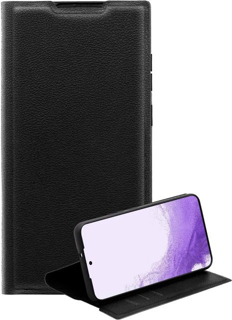 Vivanco Premium Wallet Book Cover Handyhülle für Galaxy S23 in Schwarz - Bild 1