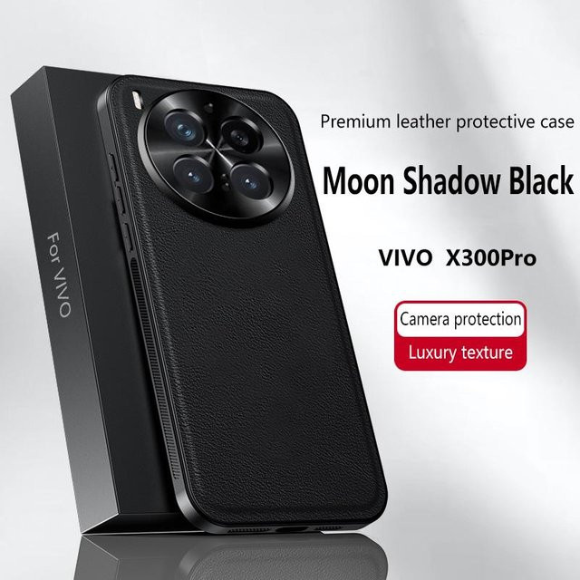 Vivo X300 X300 Pro Leder Handyhülle wasserdicht und stoßfest - Bild 1