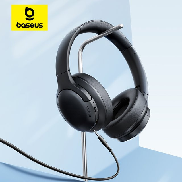 Baseus BH1 Lite Over-Ear Bluetooth 6.0 Kopfhörer mit ENC Clear Call und Super Bass in Schwarz - Bild 1