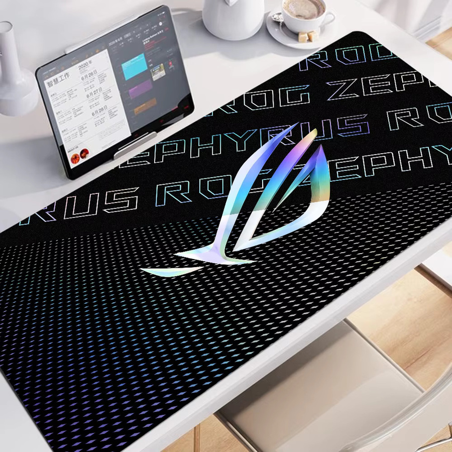 ASUS ROG Republic Of Gamers XL Lockedge Mauspad mit Logo, übergroße Notebook-Tischmatte für deinen PC, B: 80 cm, T: 30 cm - Bild 3