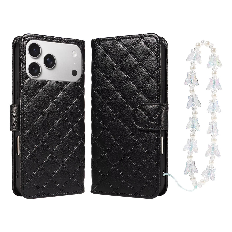Leder Handytasche für Samsung Galaxy A-Serie in Schwarz oder Lila - Bild 2