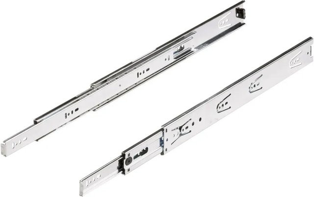 Hettich Kugelpräzisionsvollauszug aus Stahl in Chrom, Länge: 350 mm - Bild 1