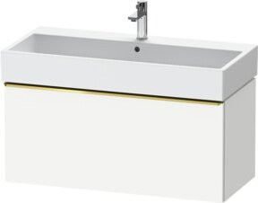 Duravit Waschtischunterschrank D-Neo, wandhängend, Weiß glänzend, B: 98,4 cm, T: 44,2 cm, H: 44,0 cm - Bild 1
