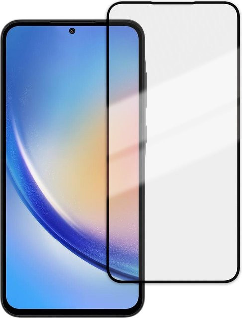 Vivanco Full Screen Displayschutzglas für Galaxy A35 5G, transparent - Bild 1