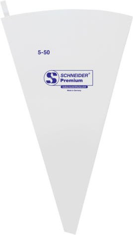 Schneider Spritzbeutel aus Kunststoff, weiß, Länge: 50 cm - Bild 1