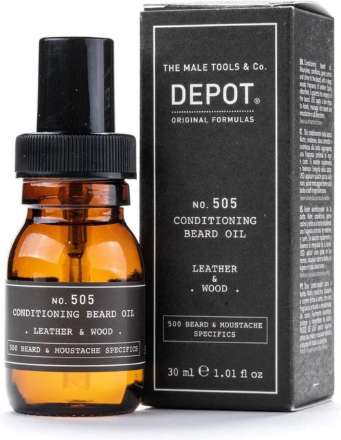 Depot Bartöl Leder & Holz, 30 ml, Herren - Bild 1