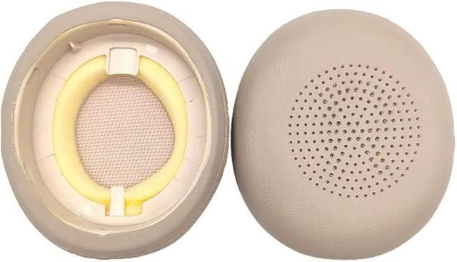 Jabra Ersatz-Ohrpolster aus PU-Leder mit elastischem Schaumstoff für Elite 45h und Evolve2 65 Kopfhörer, Farbe: Gold - Bild 1